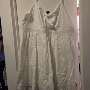 Elegant White Mini Dress